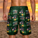 America 250th, Custom Photo, Independence Day, Summer, Pet Lovers, Playful, Remove BG Photo - Custom Photo America 250 Anniversary Dog Cat Pet - Personalized Unisex Beach Shorts
