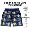 America 250th, Custom Photo, Independence Day, Summer, Pet Lovers, Playful, Remove BG Photo - Custom Photo America 250 Anniversary Dog Cat Pet - Personalized Unisex Beach Shorts