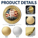 Independence Day,Veteran,Top Market,Photo,Proud - Custom Photo American Hero 250 Years Of Freedom - Personalized Commemorative Keepsake Coin
