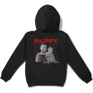 Custom Photo,Gift For Father,Dad - Children,Non-Eng,Photo,Proud - Custom Photo B&W Dad Grandpa Title - Personalized T Shirt