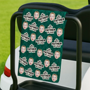 Golf,Sport Dad,Gift For Husband,Gift For Grandpa,Gift For Father,Non-Eng,Photo,Humorous - Custom Photo Best Dad By Par Funny Kid Vintage - Personalized Golf Towel