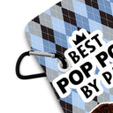 Golf,Sport Dad,Gift For Husband,Gift For Grandpa,Gift For Father,Non-Eng,Photo,Humorous - Custom Photo Best Dad By Par Funny Kid Vintage - Personalized Golf Towel
