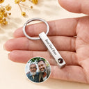 Dad - Daughters (Adult), Dad - Daughters (Young), Dad - Sons, Dad - Children, New Dad, Single Dad, Dog Dad, Cat Dad, Pet Dad - Custom Photo Best Dad Ever - Personalized Photo Projection Keychain