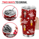 Gift For Father, Gift For Grandpa, Custom Photo, Happy - Custom Photo Best Dad Grandpa Ever - Personalized Tumbler
