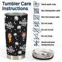 Gift For Father, Gift For Grandpa, Custom Photo, Happy - Custom Photo Best Dad Grandpa Ever - Personalized Tumbler