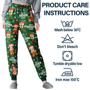 Gift For Husband,Gift For Men,Gift For Grandpa,Gift For Father,Happy - Custom Photo Best Dad Grandpa Ever Christmas Character - Personalized Pajama Pants