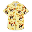 Gift For Yourself,Gift For Men,Gift For Grandpa,Gift For Father,Dog Lovers,Pet Lovers,Dog Dad,Cat Lovers,Cat Dad,Pet Dad - Custom Photo Best Dog Dad - Personalized Hawaiian Shirt