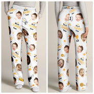 Gift For Father,Custom Photo,Funny - Custom Photo Best Papa Ever Trophy Dad - Personalized Pajama Pants