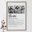 Gift For Bestie,Happy,Custom Photo - Custom Photo Bestie Soul Sister Definition - Personalized Poster