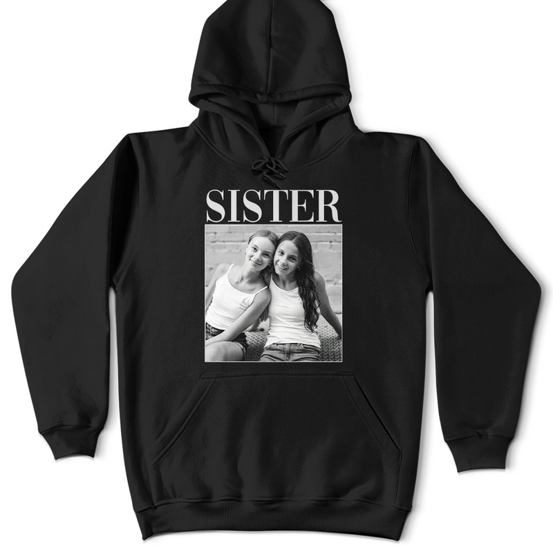 Gift For Bestie,Gift For Sisters,Happy,Custom Photo - Custom Photo Bestie Vintage - Personalized T Shirt