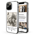 Gift For Bestie, Gift For Sisters, Custom Photo, Happy - Custom Photo Besties Gray Scale Right In The Throat - Personalized Clear Phone Case