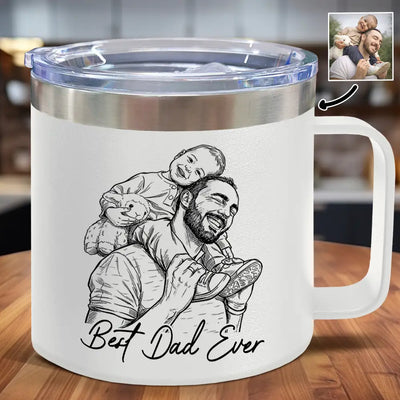 14oz Stainless Steel Tumbler With Handle