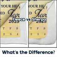 Memorial,Gift For Women,Gift For Men,Family,Sad,Custom Photo - Custom Photo Calendar Memorial The Moment Your Heart Stopped - Personalized Fleece Blanket, Sherpa Blanket