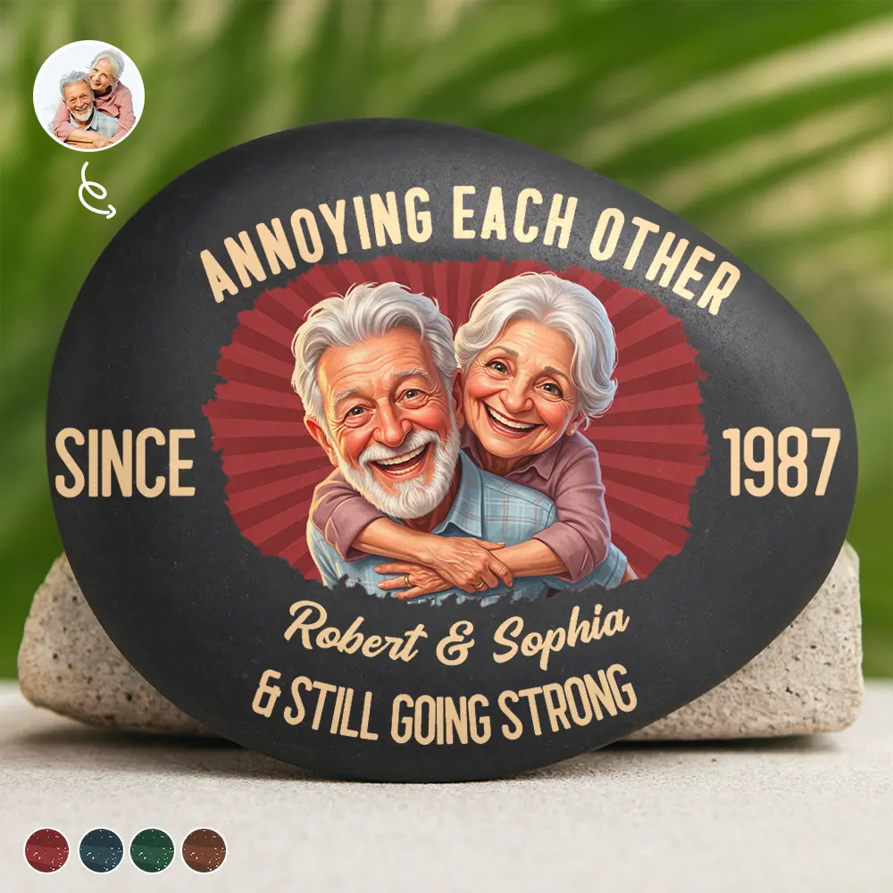 Custom Photo Caricature Vintage Annoying Each Other - Personalized Printed Rock