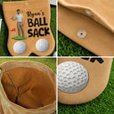 Custom Photo Cartoon Portrait Golf Lovers Ball Sack - Personalized Golf Ball Sacks - Custom Photo Cartoon Portrait Golf Lovers Ball Sack - Personalized Golf Ball Sacks