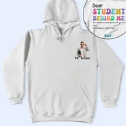 Art Design,Back To School,Proud,Photo - Cartoon Portrait - Custom Photo Cartoon Portrait The World Is A Better Place With You in It Gift For Bus Driver - Personalized T Shirt