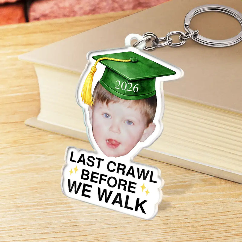 Family, Graduation, Funny, Happy, Gift For Daughter, Gift For Son, Gift For Bestie - Custom Photo Childhood Look Who's Graduated - Personalized Acrylic Keychain