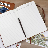 Happy,Graduation,Gift For Yourself,Gift For Men,Gift For Women,Gift For Daughter,Gift For Son,Gift For Sibling,Gift For Sisters,Gift For Brothers,Gift For Bestie - Custom Photo Childhood Look Who's Graduated - Personalized Leather Journal