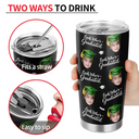 Happy,Graduation,Gift For Yourself,Gift For Men,Gift For Women,Gift For Daughter,Gift For Son,Gift For Sibling,Gift For Sisters,Gift For Brothers,Gift For Bestie - Custom Photo Childhood Look Who's Graduated - Personalized Tumbler