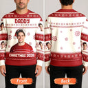 Family - Custom Photo Christmas Family Matching Sweater - Personalized Unisex Ugly Sweater