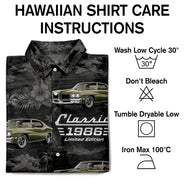 Gift For Father, Custom Photo, Proud, Remove BG Photo - Custom Photo Classic Car Limited Edition - Personalized Hawaiian Shirt