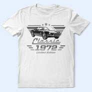 Gift For Father,Gift For Grandpa,Gift For Men,Non-Eng,Photo,Humorous - Custom Photo Classic Car Limited Edition - Personalized T Shirt