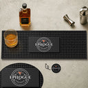 Custom Photo, Gift For Yourself, Confident, Remove BG Photo - Custom Photo Cocktail Bar Lounge Restaurant Logo - Personalized Bar Mat
