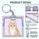 Custom Photo, Art Design, Pet Lovers, Playful, Photo - Colored Pencil - Custom Photo Colored Pencil Sketch Funny Dog Cat Pet - Personalized Acrylic Keychain