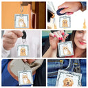 Custom Photo, Art Design, Pet Lovers, Playful, Photo - Colored Pencil - Custom Photo Colored Pencil Sketch Funny Dog Cat Pet - Personalized Acrylic Keychain