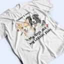 Art Design, Teacher, Humorous, Back To School, Custom Photo, Photo - Colored Pencil - Custom Photo Colored Pencil Sketch My Dog Ate My Lesson Plan - Personalized T Shirt