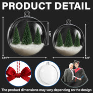 Christmas,Proud,Custom Photo,Graduation,Gift For Yourself,Remove BG Photo - Custom Photo Congrats Graduation Keepsake - Personalized 3D Acrylic Ball Ornament