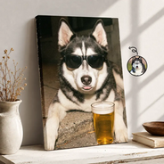 Custom Photo,Art Design,Pet Lovers,Humorous,Photo - Cool Street Pet - Custom Photo Cool Street Pet Portrait - Personalized Poster