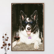Custom Photo,Art Design,Pet Lovers,Humorous,Photo - Cool Street Pet - Custom Photo Cool Street Pet Portrait - Personalized Poster