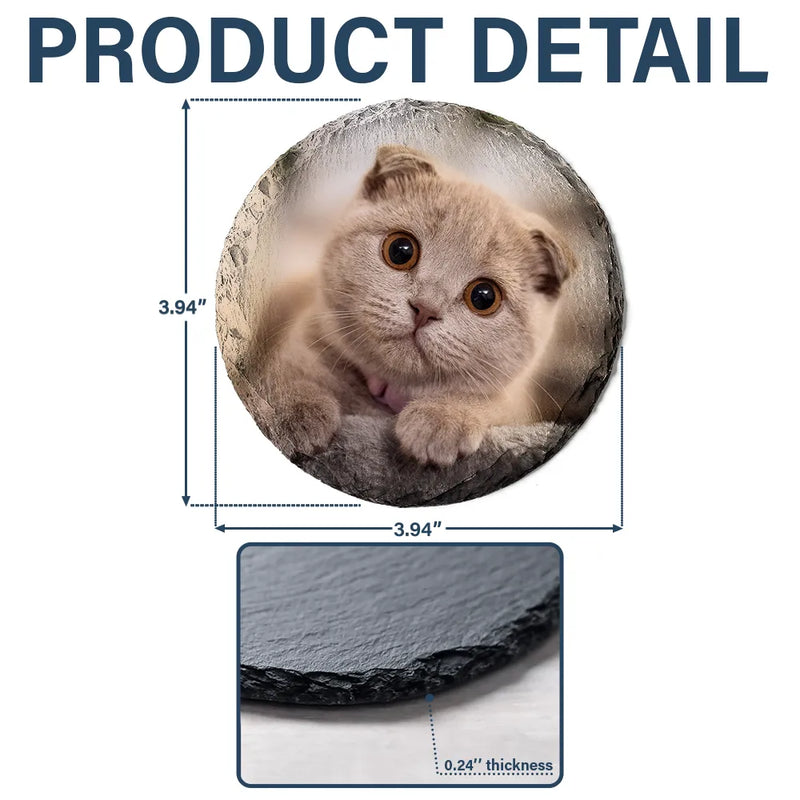 Gift For Couples,Gift For Husband,Gift For Wife,Gift For Boyfriend,Gift For Girlfriend,Old Couples,Happy,Family,Pet Lovers,Gift For Bestie - Custom Photo Couple Kid Bestie Family Pet - Personalized Slate Coaster