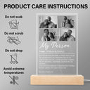 Custom Photo,Gift For Couples,LGBT,Old Couples,Gift For Women,Gift For Men,Gift For Husband,Gift For Wife,Gift For Boyfriend,Gift For Girlfriend,Love - Custom Photo Couple My Person Definition - Personalized 3D Led Light Wooden Base