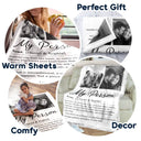 Custom Photo,Gift For Couples,LGBT,Old Couples,Gift For Women,Gift For Men,Gift For Husband,Gift For Wife,Gift For Boyfriend,Gift For Girlfriend,Love - Custom Photo Couple My Person Definition - Personalized Fleece Blanket, Sherpa Blanket