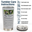 Custom Photo,Gift For Couples,LGBT,Old Couples,Gift For Women,Gift For Men,Gift For Husband,Gift For Wife,Gift For Boyfriend,Gift For Girlfriend,Love - Custom Photo Couple My Person Definition - Personalized Tumbler