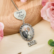 Sentimental, Custom Photo, Gift For Couples, Wedding, Upload Full Photo - Custom Photo Couple Wedding Day - Personalized Wedding Charm