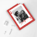 Custom Photo,Gift For Couples,Top Market,Romantic,Upload Full Photo - Custom Photo Couples How Lucky Are We - Personalized Vertical Rectangle Building Brick Blocks