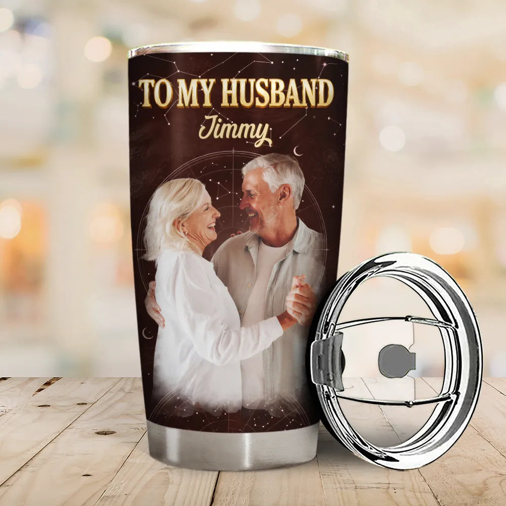 Gift For Couples, Married Couple, Custom Photo, Top Market, Romantic, Remove BG Photo - Custom Photo Couples I Choose You - Personalized Tumbler