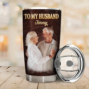 Gift For Couples, Married Couple, Custom Photo, Top Market, Romantic, Remove BG Photo - Custom Photo Couples I Choose You - Personalized Tumbler