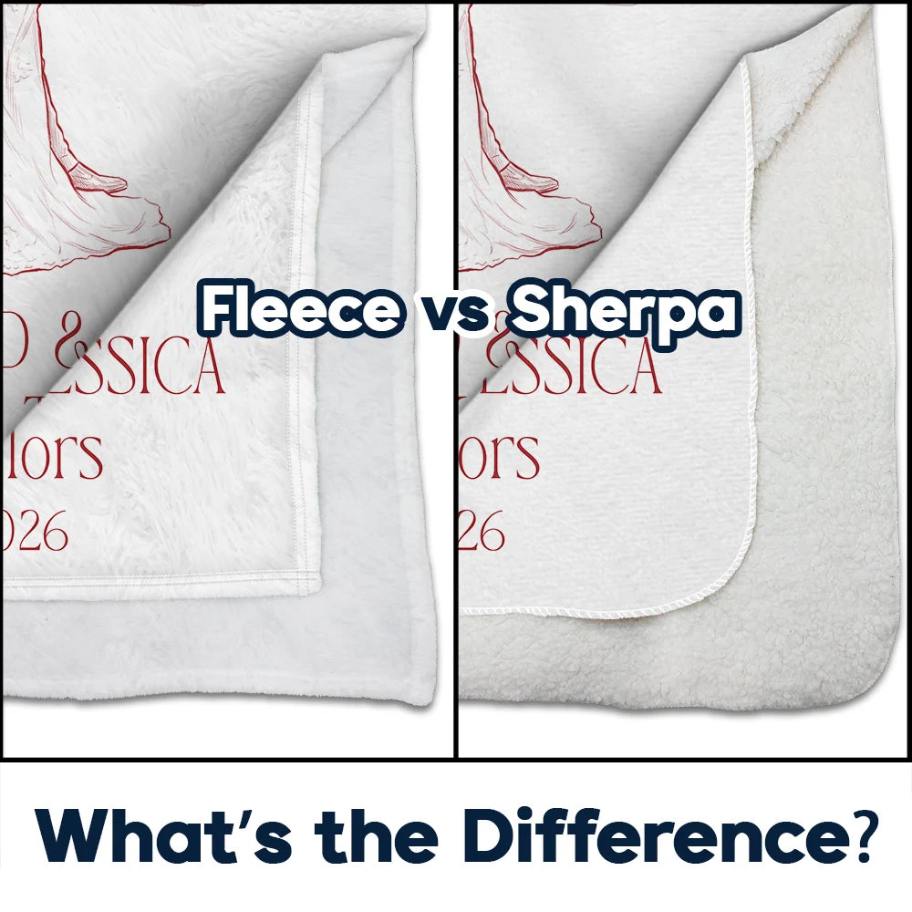 Gift For Couples, Married Couple, Custom Photo, Art Design, Wedding, Romantic, Photo - Pencil Sketch - Remove BG - Custom Photo Couples Wedding Engaged Bachelor Party - Personalized Fleece Blanket, Sherpa Blanket