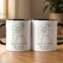 Gift For Couples, Married Couple, Custom Photo, Wedding, Romantic, Remove BG Photo - Custom Photo Couples Wedding Engaged Bachelor Party - Personalized Mug