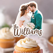 Custom Photo,Romantic,Gift For Couples,Wedding,Remove BG Photo - Custom Photo Couples Wedding Engagement - Personalized Acrylic Cake Topper