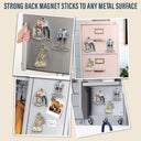 Gift For Husband, Gift For Father, Family, Love - Custom Photo Best Dad Ever - Personalized Acrylic Fridge Magnet