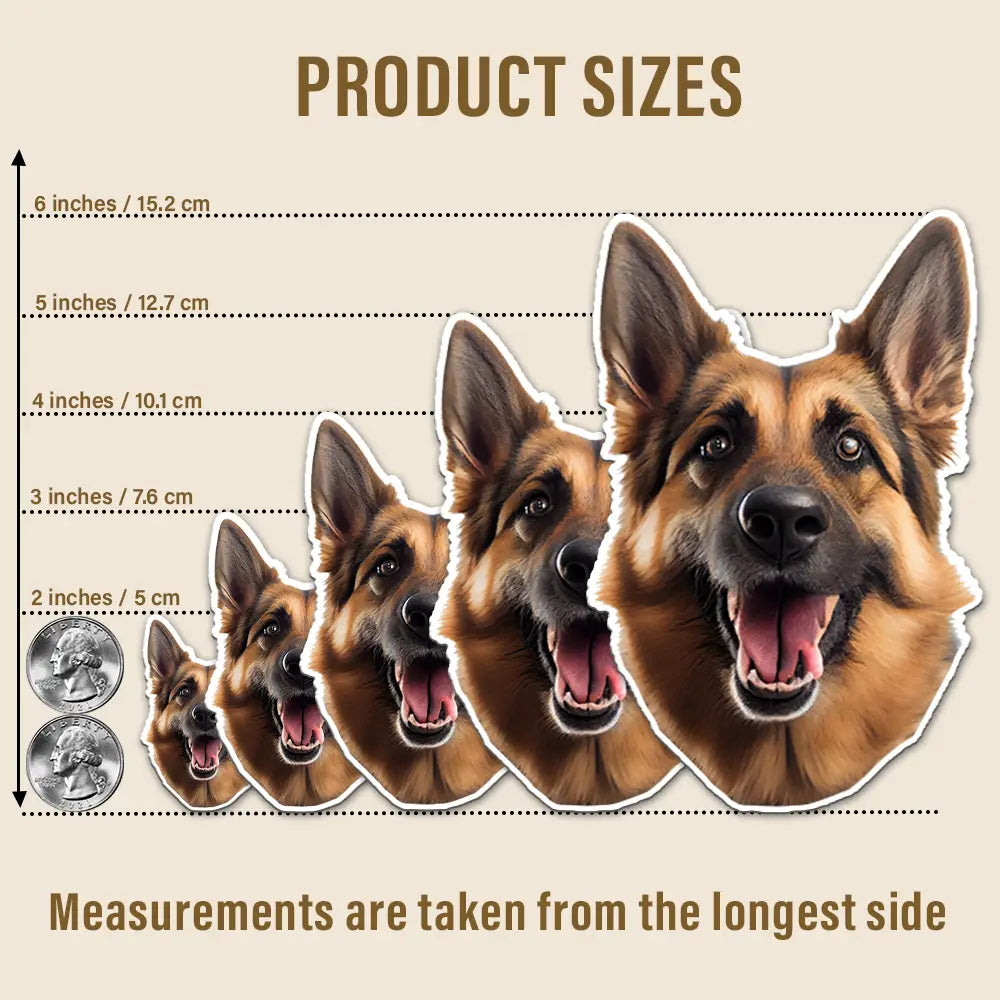 Pet Lovers - Custom Photo Dog Cat Pet Portrait - Personalized Magnet