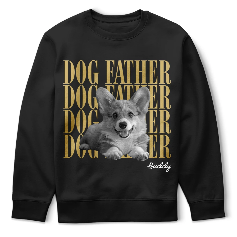 Playful, Custom Photo, Pet Lovers, Remove BG Photo - Custom Photo Dog Mama Cat Mama Dog Dad - Personalized T Shirt
