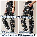 Dog Mom,Dog Lovers,Non-Eng - Custom Photo Dog Mom With Paw And Bone Pattern - Personalized Pajama Pants