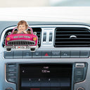 Gift For Father,Gift For Grandpa,Photo,Icon,Adorable - Custom Photo Drive Safe Dad Papa 3D Effect Funny Car - Personalized Acrylic Car Vent Clip