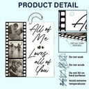 Gift For Couples,Gift For Husband,Gift For Wife,Gift For Girlfriend,Gift For Boyfriend,Love - Custom Photo Drive Safe I Love You Couples Film Roll - Personalized Acrylic Car Hanger